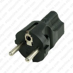 European Schuko CEE7/16 1pin Plug to USA Socket Power Adapter Cable Schuko Male to US Nema 1-15R Power Adapter Cord 30CM 