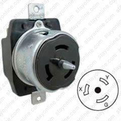 Pass & Seymour CS8269 Turnlok Receptacle 50a 250v for sale online 