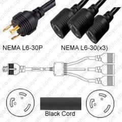 NEMA L6-30p 30a 250v 3 Wire Lock Electrical Plug Connector for sale online 